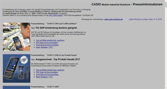 Desktop Screenshot of casio.redaktionsserver.de