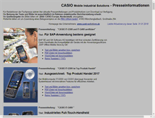 Tablet Screenshot of casio.redaktionsserver.de
